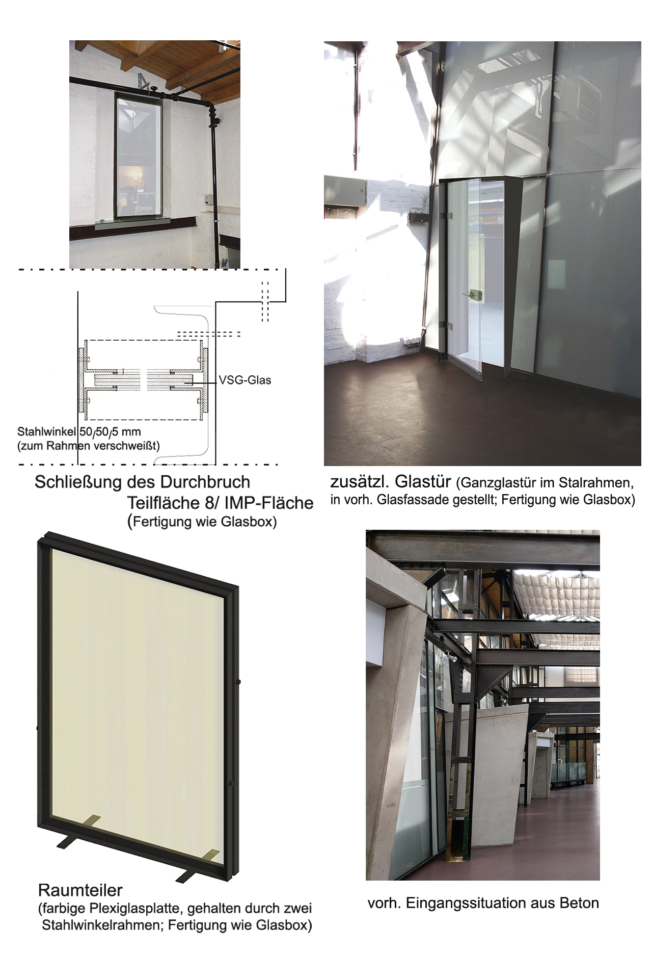 SAF (Umbau und Sanierung + Gewerbebauten) Umgestaltung alte Maschinenfabrik / neuer Bürokomplex
